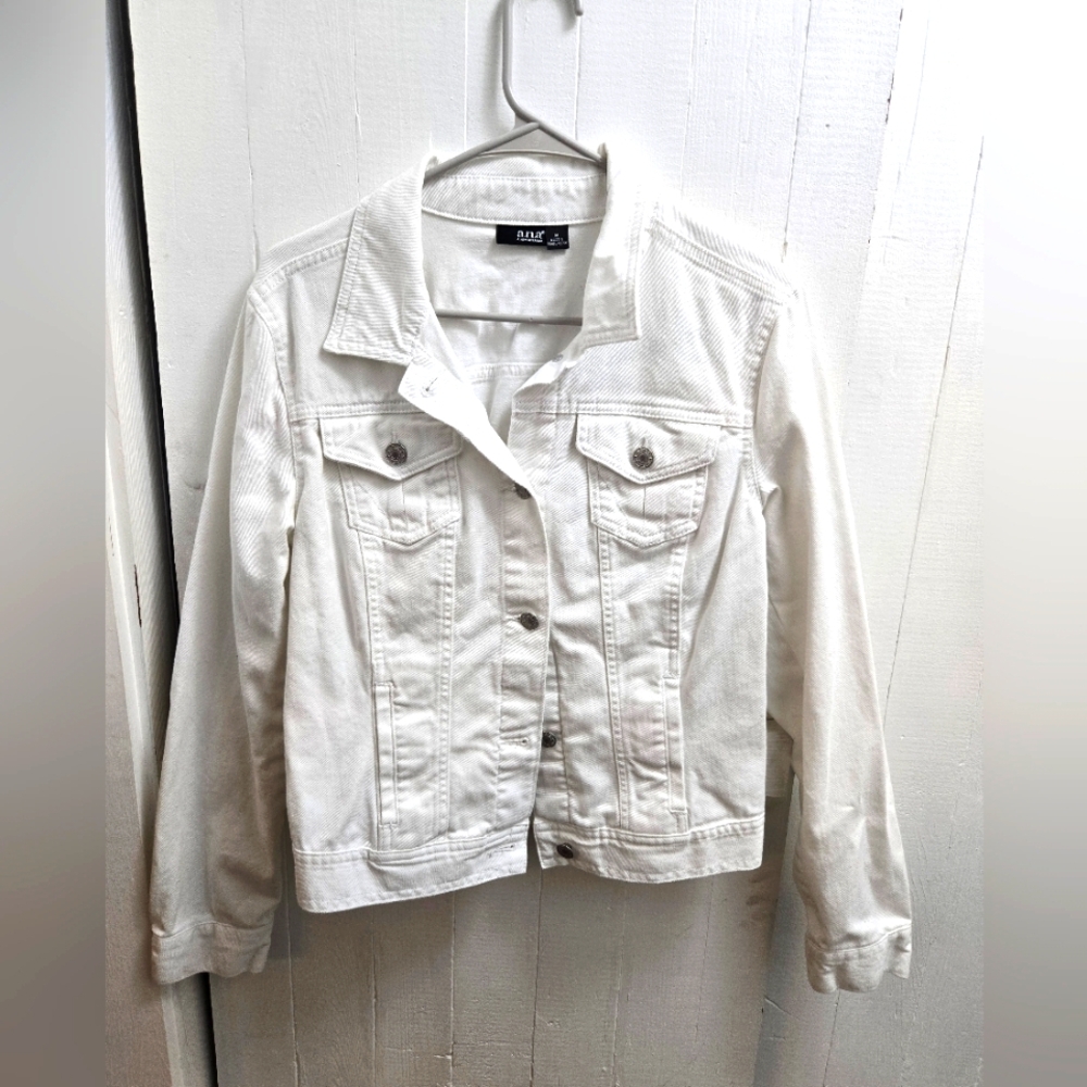 Women's White Denim Jacket